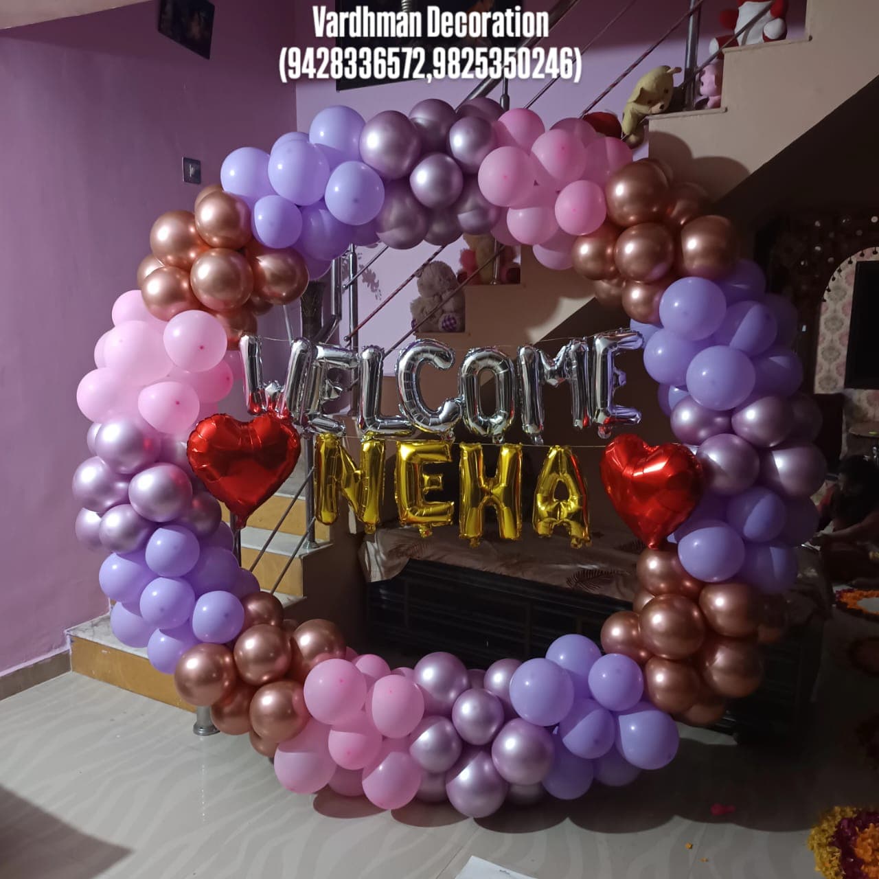 Welcome Baby Decoration in Ahmedabad setup - Vardhman Decorations