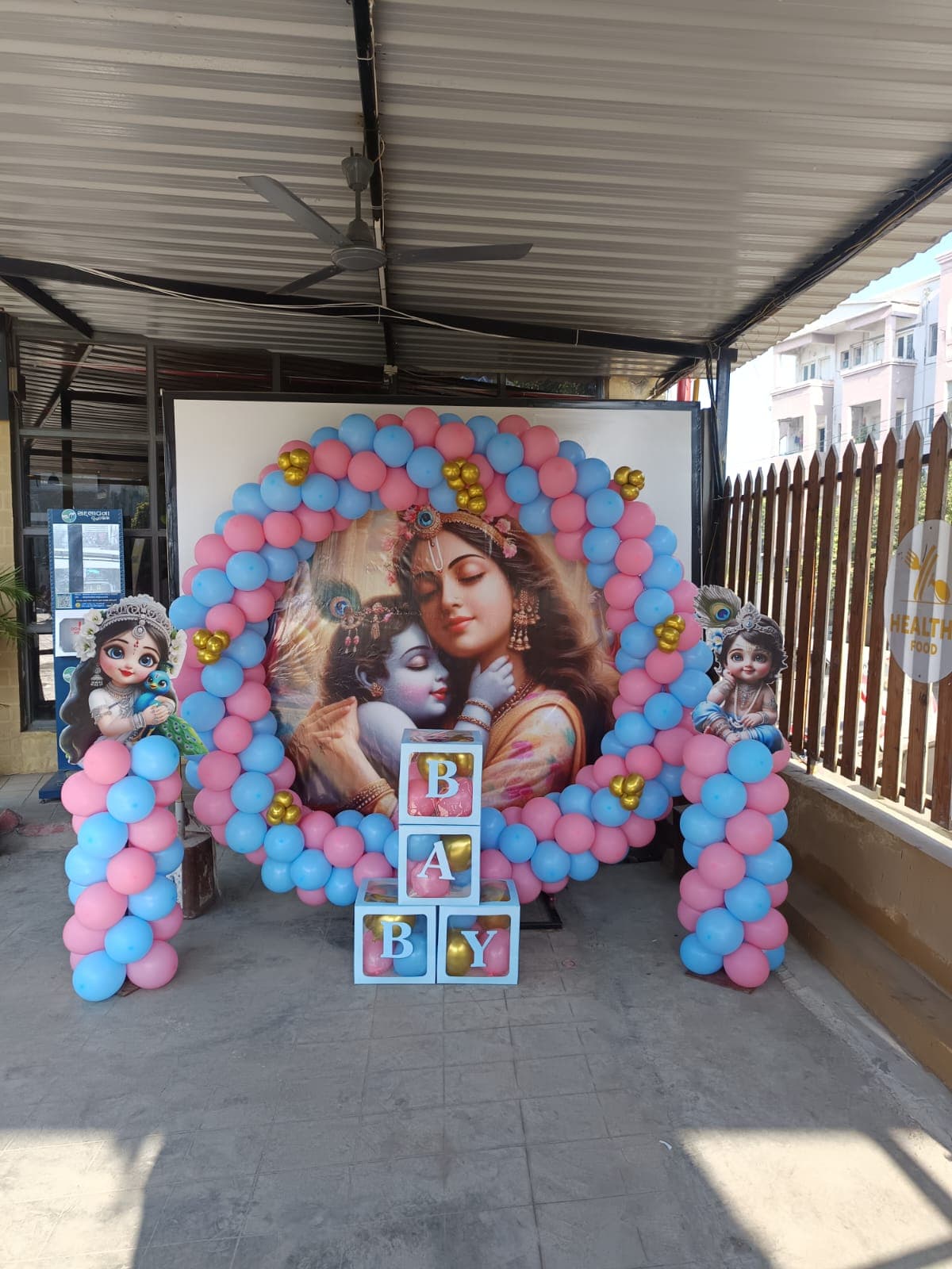 Welcome Baby Decoration in Ahmedabad setup - Vardhman Decorations