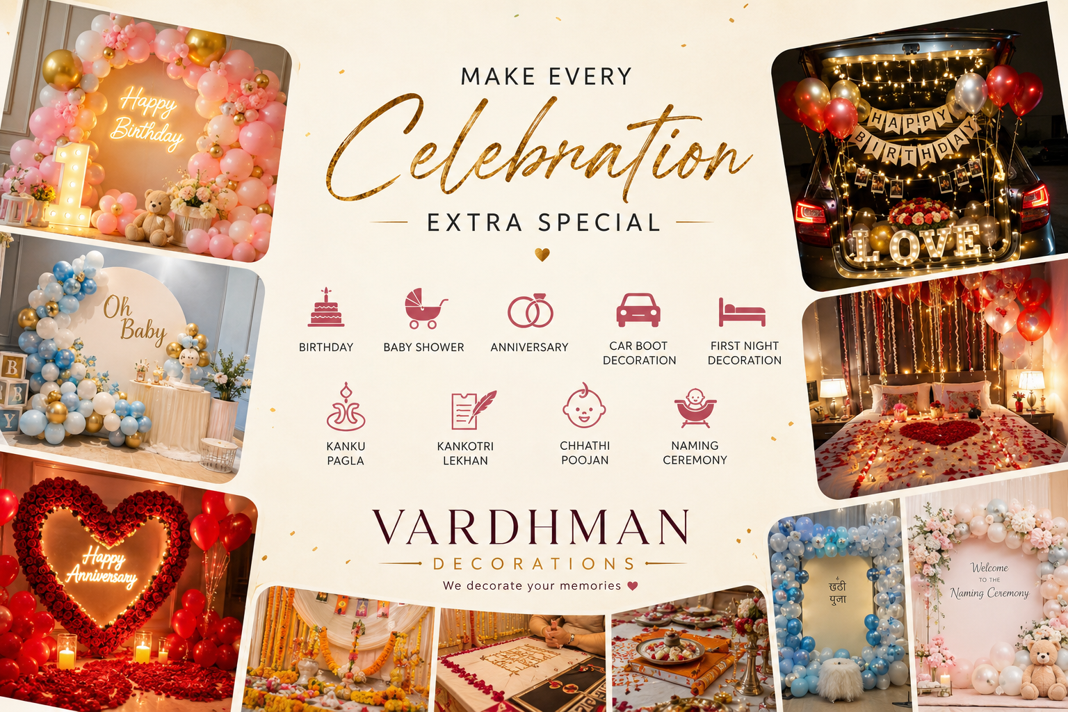 10 Celebration Occasions That Look Even More Special With Beautiful Decorations